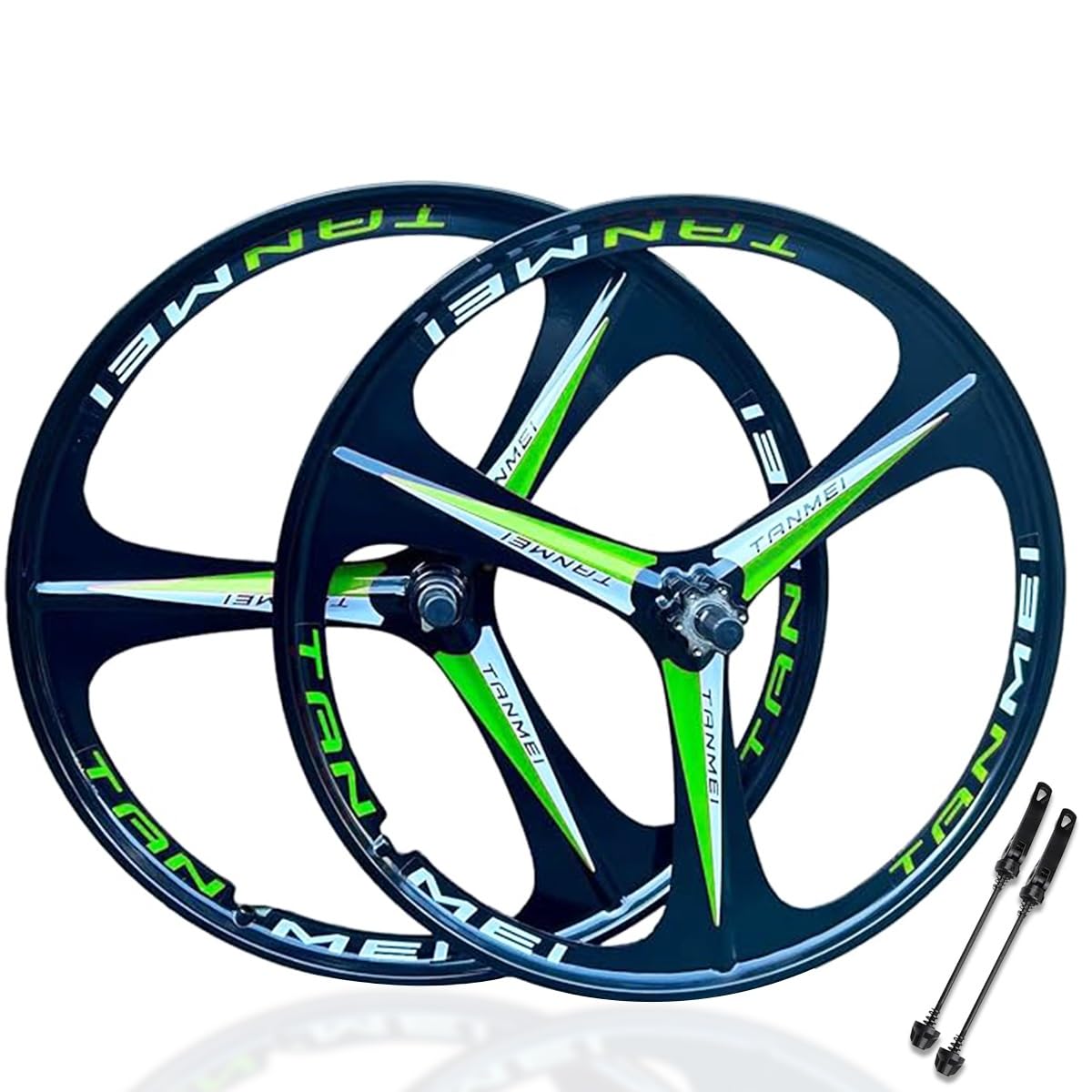 Roues BMX 26 pouces anti-voilage en magnésium monobloc pour freins à disque