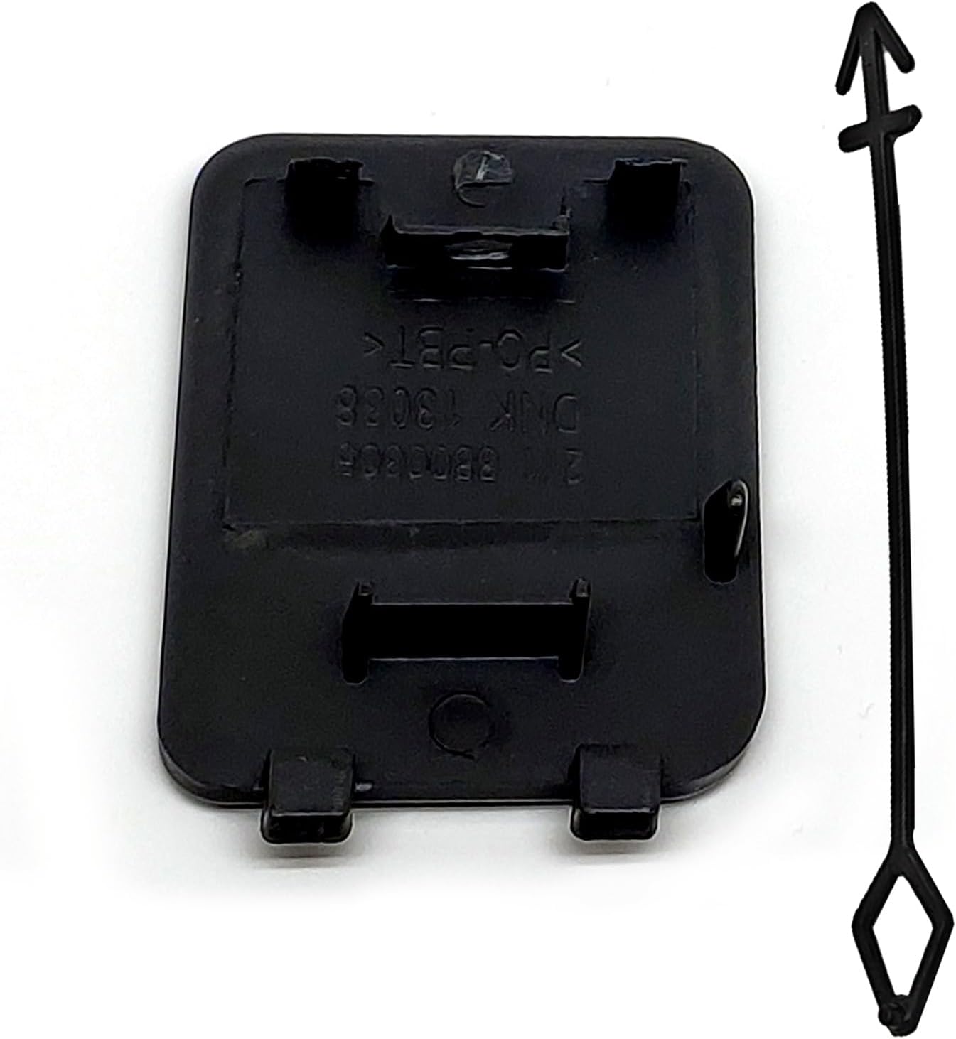Rear Tow Cover for 03-09 Mercedes-Benz E-Class W211 Fit E200 E220 E240 E280 E320 E420 E430 E500 E550 E55 E63 2003 2004 2005 2006 2007 2008 2009 Bumper Hook Eye Cap Black