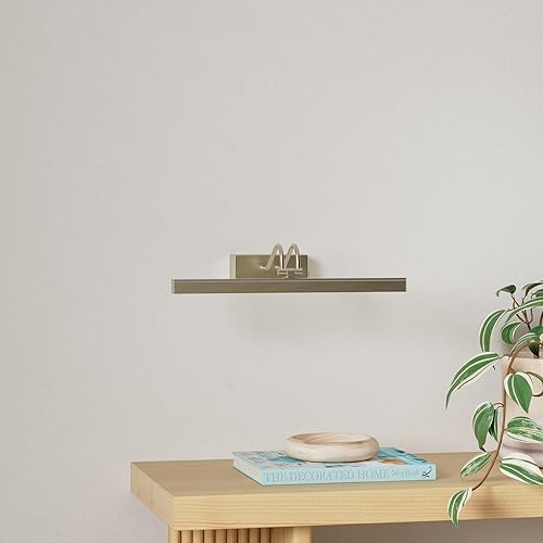 Miniatura 2 de FUNCHDAY Luz de imagen inalámbrica, luces de imagen recargables de 13 pulgadas con temporizador remoto, luz de galería regulable de 280 lúmenes,