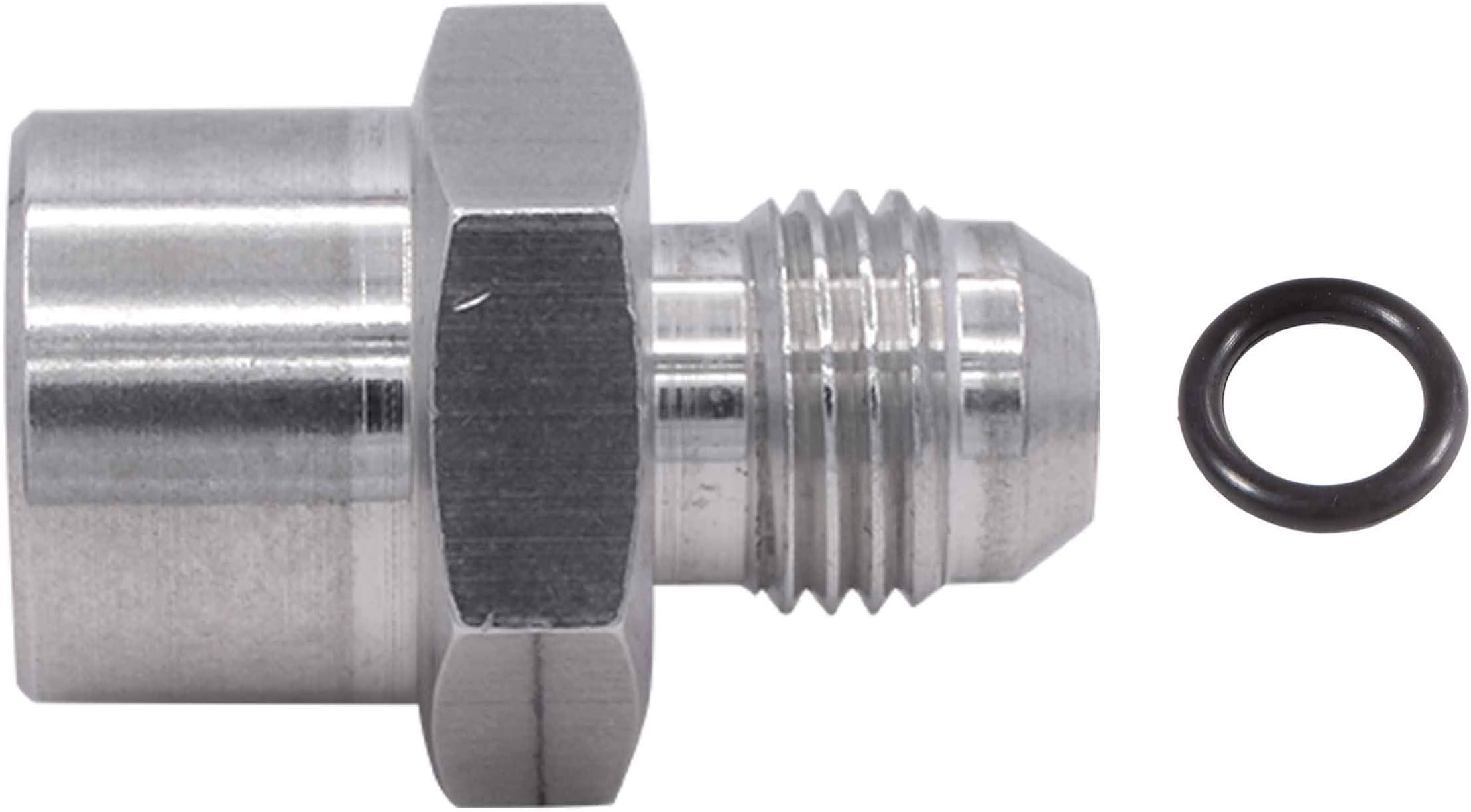 ICT Billet TBI/Vortec 87-98 Truck 6AN Male Flare Supply Feed Fuel Line Adapter Fitting to Female M16-1.5 Oring Power Steering and Fuel Adapter Thread Connector Aluminum F06ANFM1615