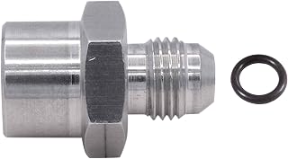 ICT Billet TBI/Vortec 87-98 Truck 6AN Male Flare Supply Feed Fuel Line Adapter Fitting to Female M16-1.5 Oring Power Steering and Fuel Adapter Thread Connector Aluminum F06ANFM1615