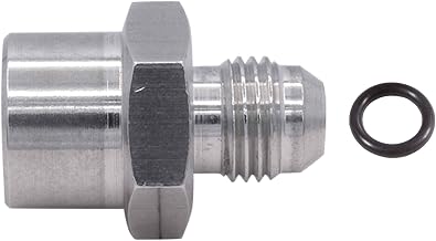 ICT Billet TBI/Vortec 87-98 Truck 6AN Male Flare Supply Feed Fuel Line Adapter Fitting to Female M16-1.5 Oring Power Steering and Fuel Adapter Thread Connector Aluminum F06ANFM1615