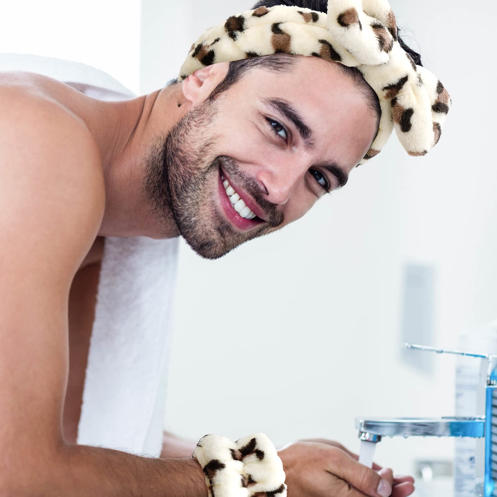 8516 Glam Band - Spa Headband for Face Washing, Makeup Routine, Skin Care Amazon.com : my novel things Face Wash Skincare Headband  main image 3