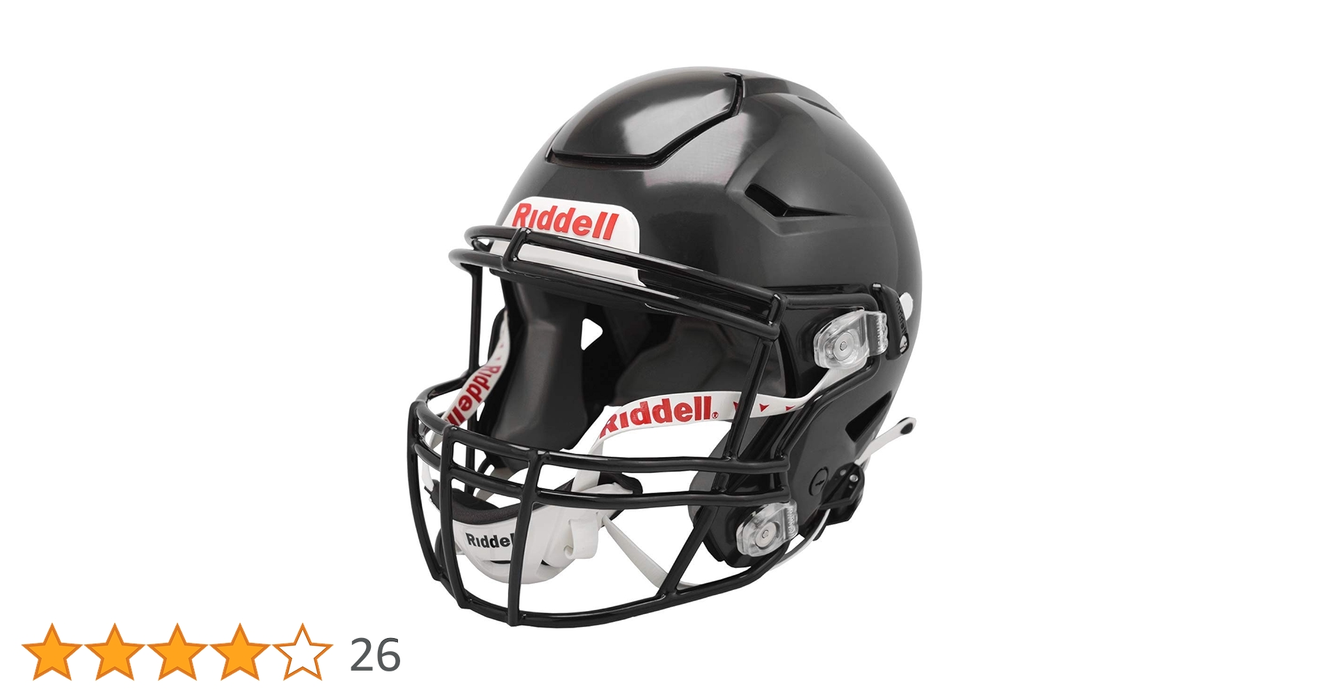 Riddell SpeedFlex ブラックヘルメット リデル スピードフレックス ブラックアウト - 大人用 – Green