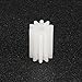 120Pcs/lot 2mm Hole Diameter 102/122 Plastic Gear Accessories with 10/12 Teeth Industrial Bearings Gears(10 Teeth)