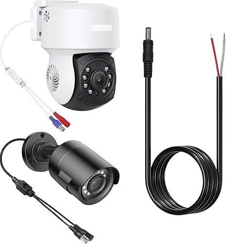 Miniatura 6 de Powerhugs Cable de reparación de cable de alimentación de extremo abierto, conector de barril para cámara CCTV, DVR, tira de luz LED, etc. Paquete