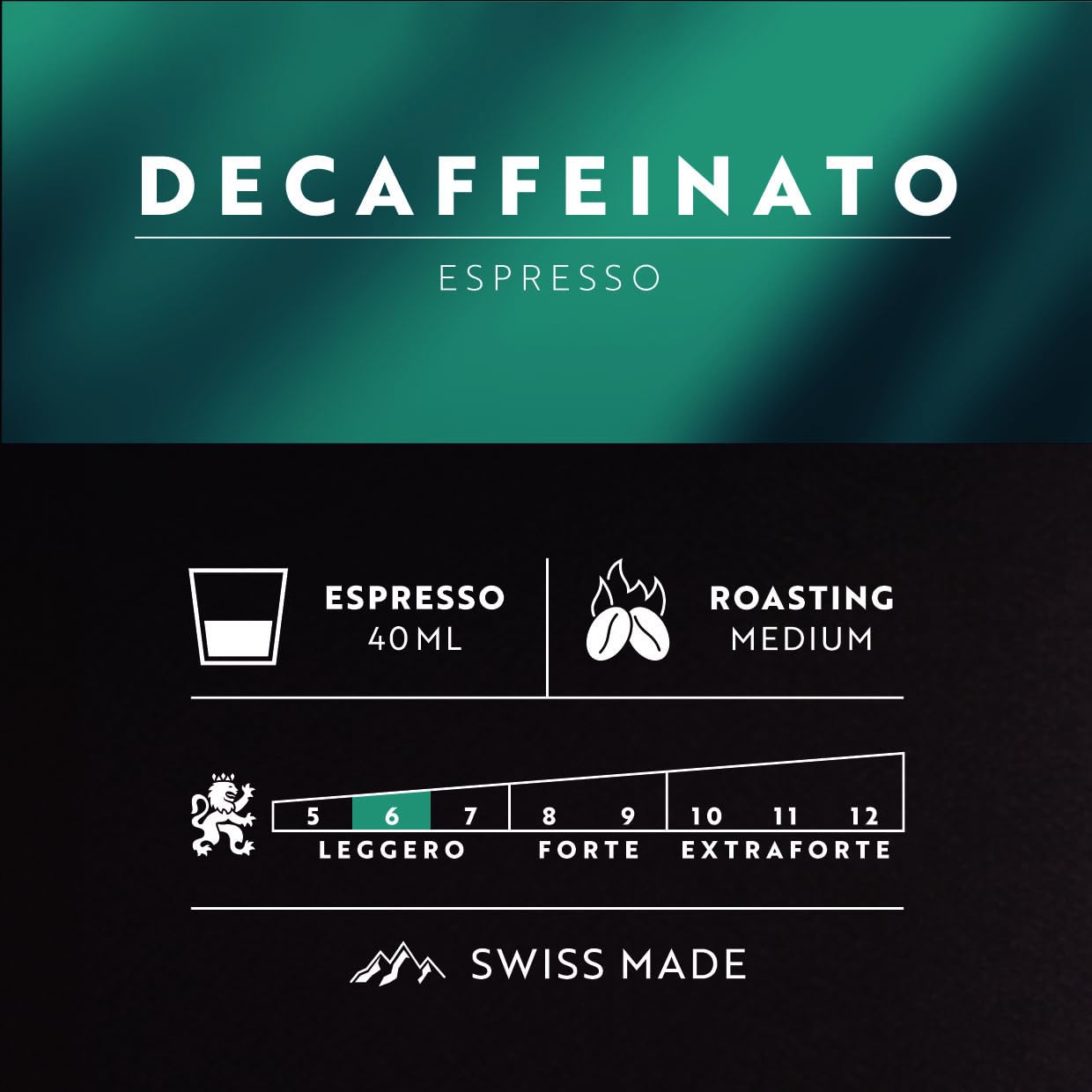 Café Royal 36 Espresso Decaffeinato Nespresso®* kompatybilne kapsułki z aluminium - intensywność 3/10 - duże opakowanie 36 kapsułek kawy - certyfikat UTZ - kompatybilne z ekspresami do kawy Nespresso®*
