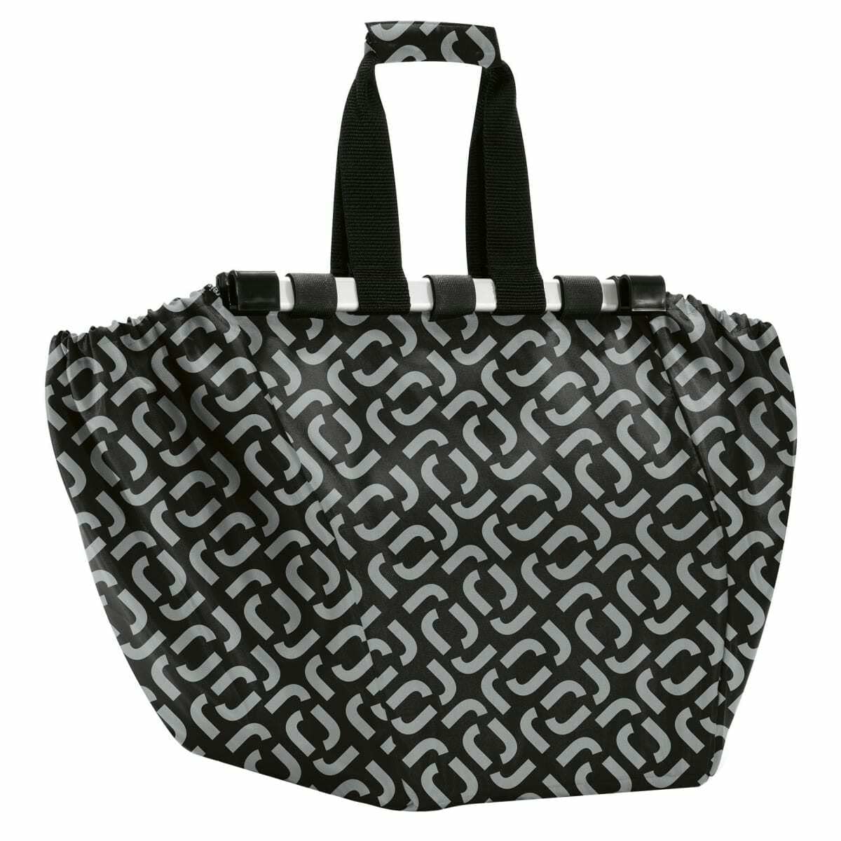 reisenthel easyshoppingbag in Signature Schwarz – Vielseitiger Shopper – Im praktischen Design zum Zusammenrollen