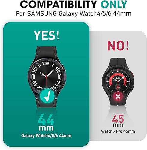 Miniatura 2 de SUPCASE for Samsung Galaxy Watch 6 44mm Case with Band (Unicorn Beetle Pro), [Anti-Scratch] [Bumper Protector] Rugged Men Cover with Adjustable