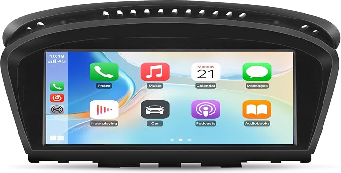 Junsun Car Radio Screen for BMW 3 5 Series E60 E90 E93 2004-2008 CIC System