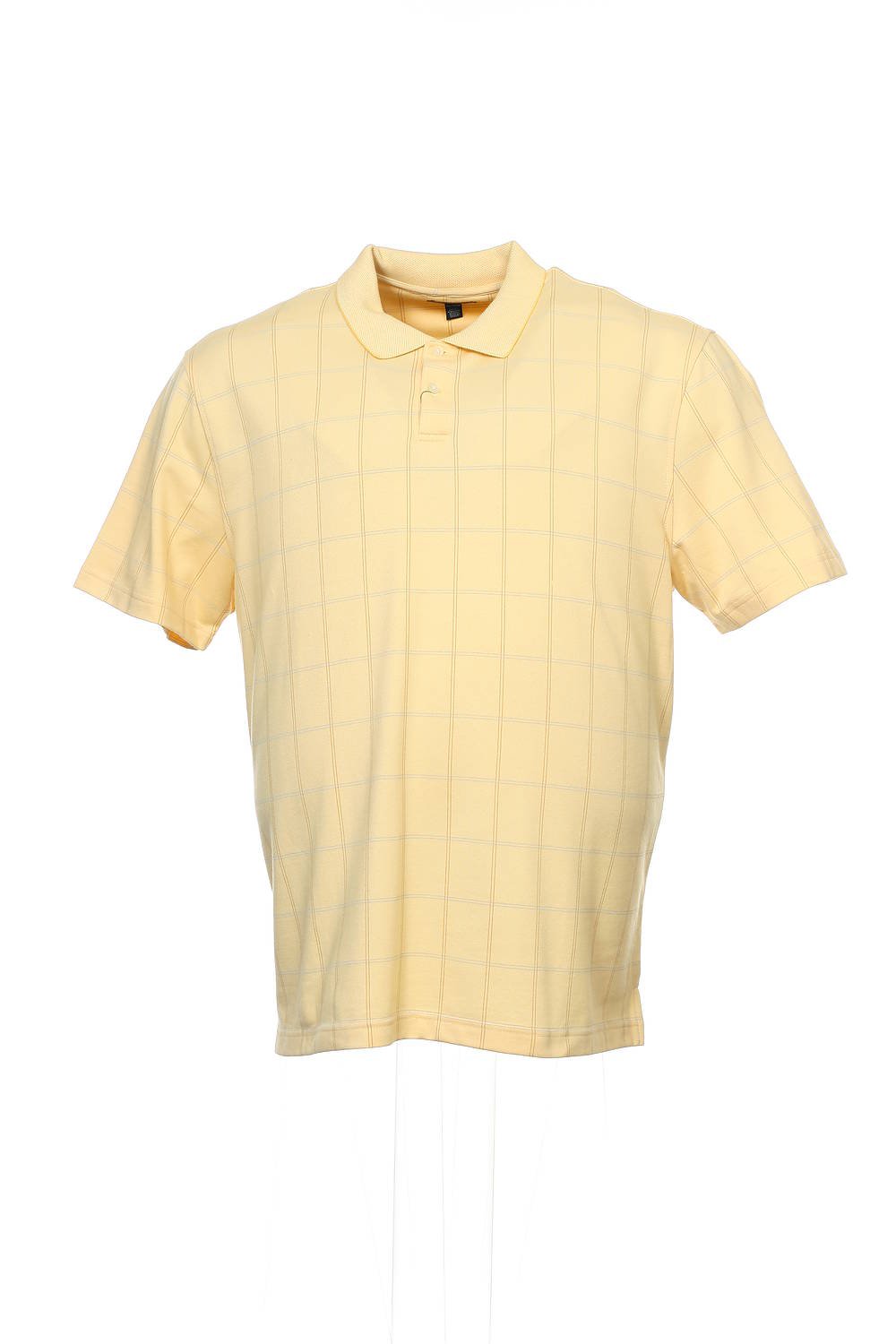 Van Heusen Men's Printed Windowpane Polo Shirt