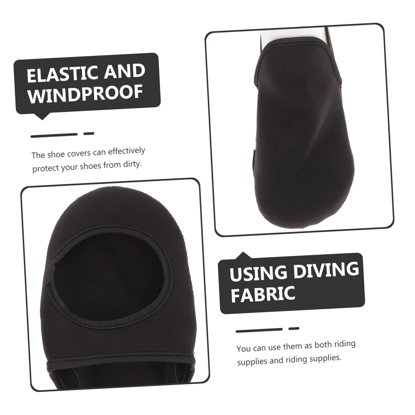 BESPORTBLE 10 Pièces Couvre-Chaussures de Bowling Chauffe-Pieds d'hiver protecteurs de Chaussures d'hiver Couvercle Anti eclaboussure Plaque Anti Projection protège-Chaussures Coupe-Vent