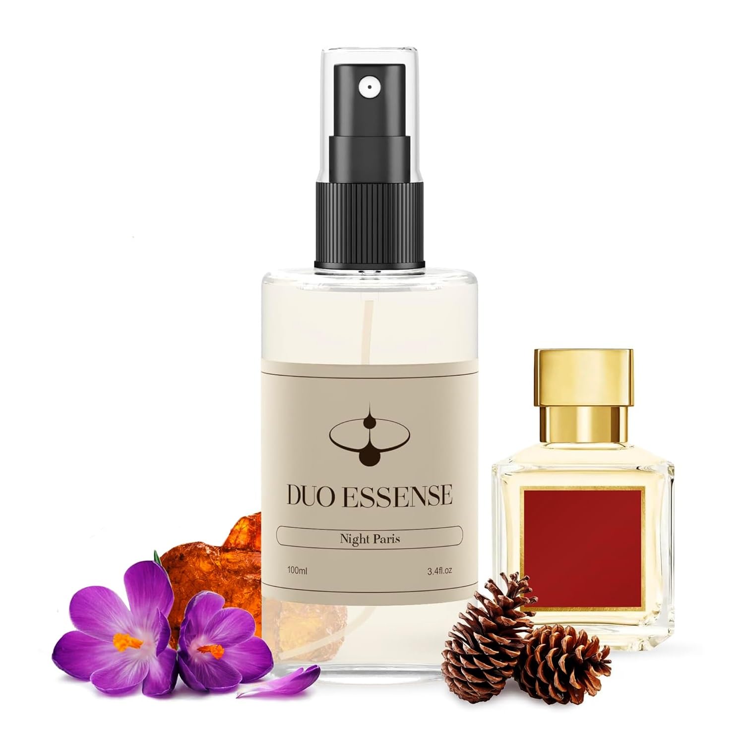 Inspired by Bac. Rouge 540 - Night Paris - Unisex Perfume - Fragrance 3.4 Fl Oz / 100 ml