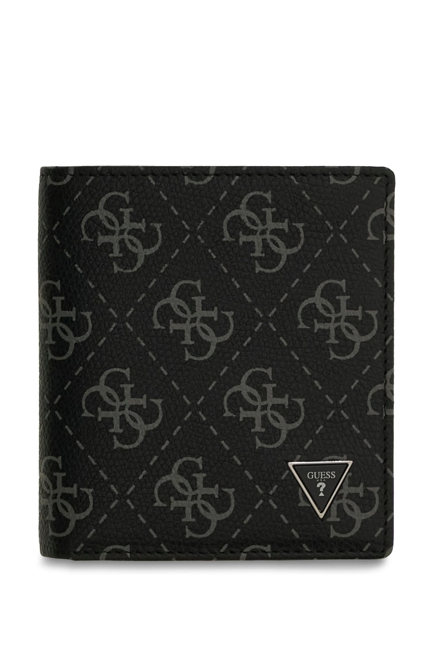Guess Hombre Cartera Bifold Milano Bifold S Negro
