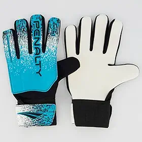 Luva de Goleiro Penalty Adulto Delta 1 Para Todos os Pisos Cor:Azul+Branco;Tamanho:9;Gênero:Unissex