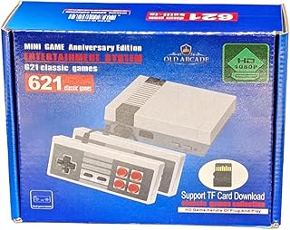 Retro Classic Game Console HDMI 2 Controllers 621 Different Built in games Plug and Play, Save and Download Games, Comes with two extension cables, Nostalgic Game Play, Retro Game Play