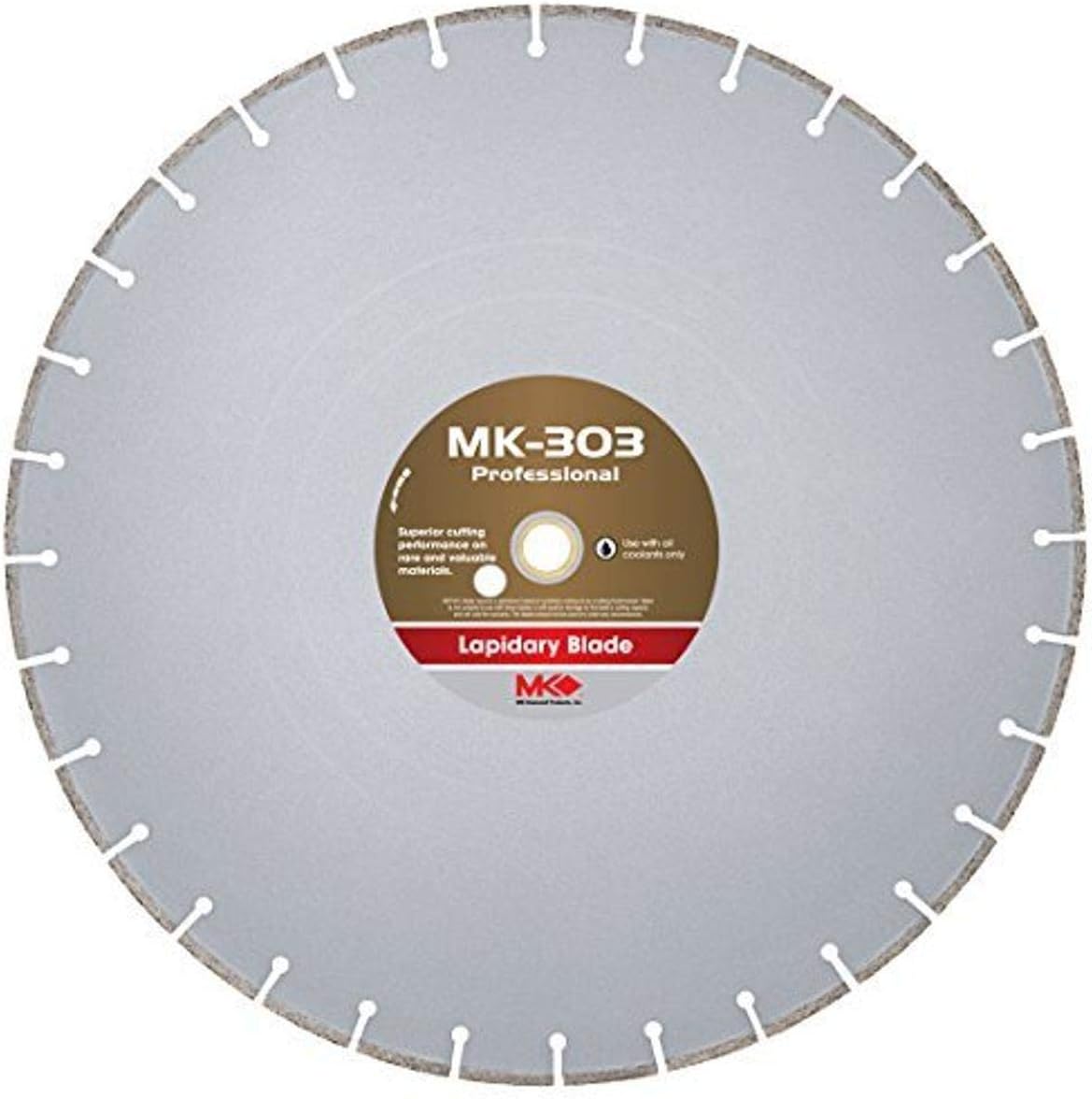 MK-303 24" x .100" x 1" Professional Lapidary Blade