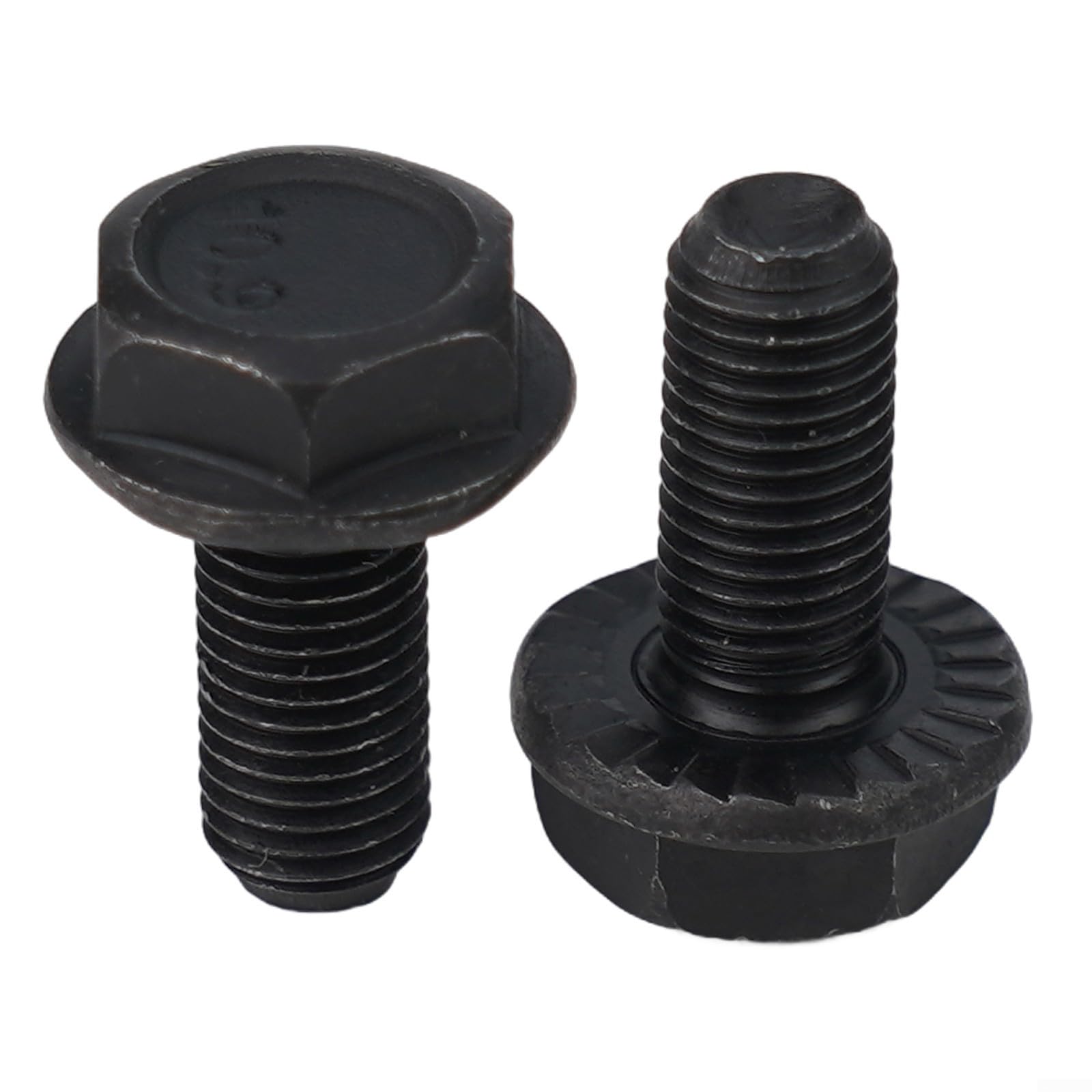Bicycle Crank Bolts for Square Taper Bottom Bracket, M8 x 18mm Iron Fixing Screws for Bike Crankset Arms, Black, 2 Pack