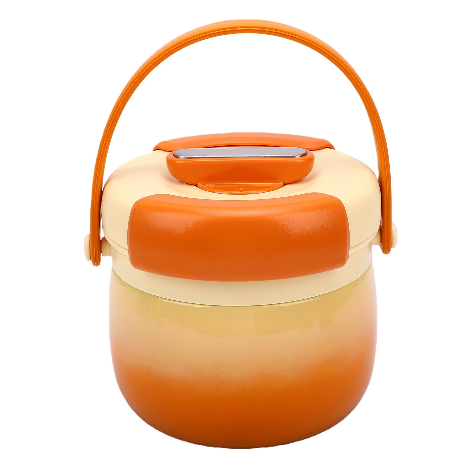 ASHATA 1.2L Isolierglas Lebensmittelbehälter, 304 Edelstahl, für Unterwegs