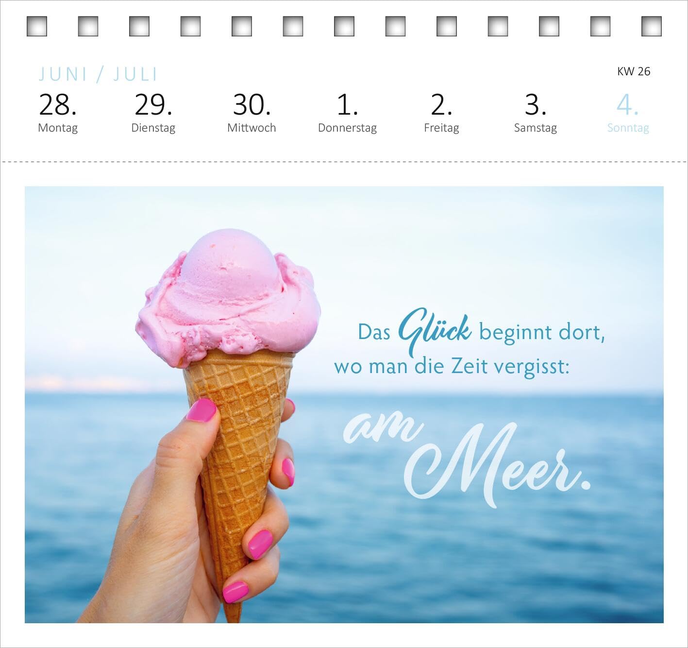 Postkartenkalender Sehnsucht nach Meer 2027: Wochenkalender 2027, 53 Postkarten für mehr Inspiration