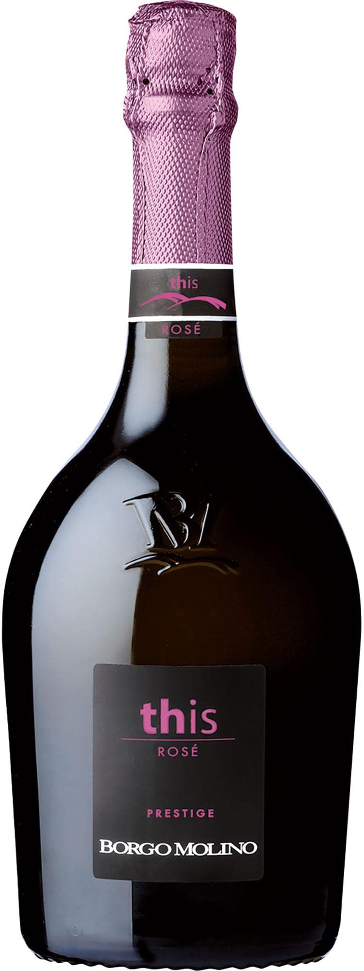Borgo Molino This Rosé Cuvée Extra Dry, Vino Spumante aus Italien (1 x 0.75l)