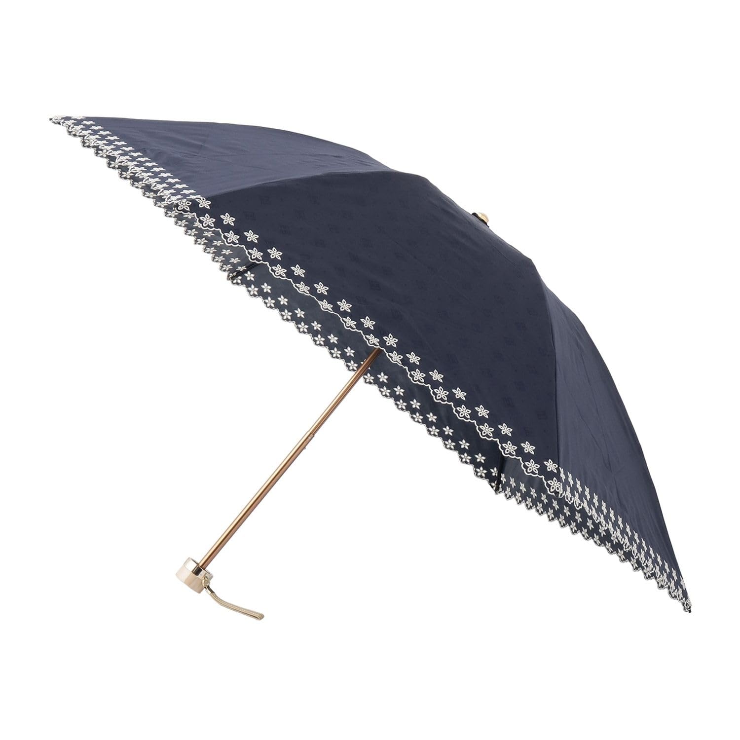 ★新品★DAKS　折りたたみ雨傘　DDロゴ柄　モノグラム　紺　開きやすい　日本製 Amazon | ムーンバット 【ダックス】 日傘 折りたたみ傘