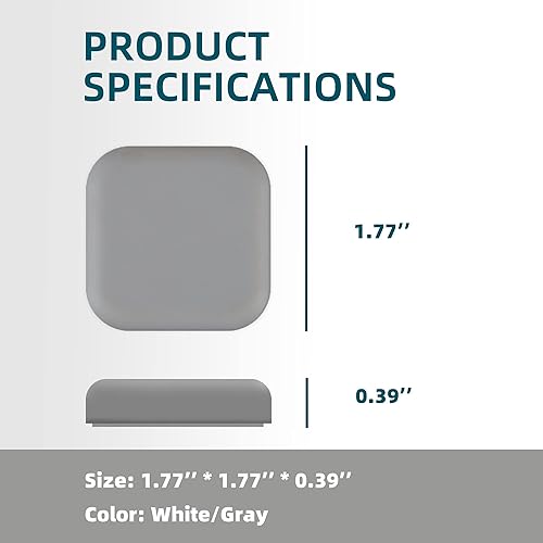 Miniatura 2 de Topes de puerta protectores de pared, parachoques de puerta de silicona, protector de pared autoadhesivo, silenciador de puerta para puerta,