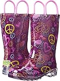 Western Chief Peace and Love Light-Up Rain Boot (Toddler/Little Kid/Big Kid)