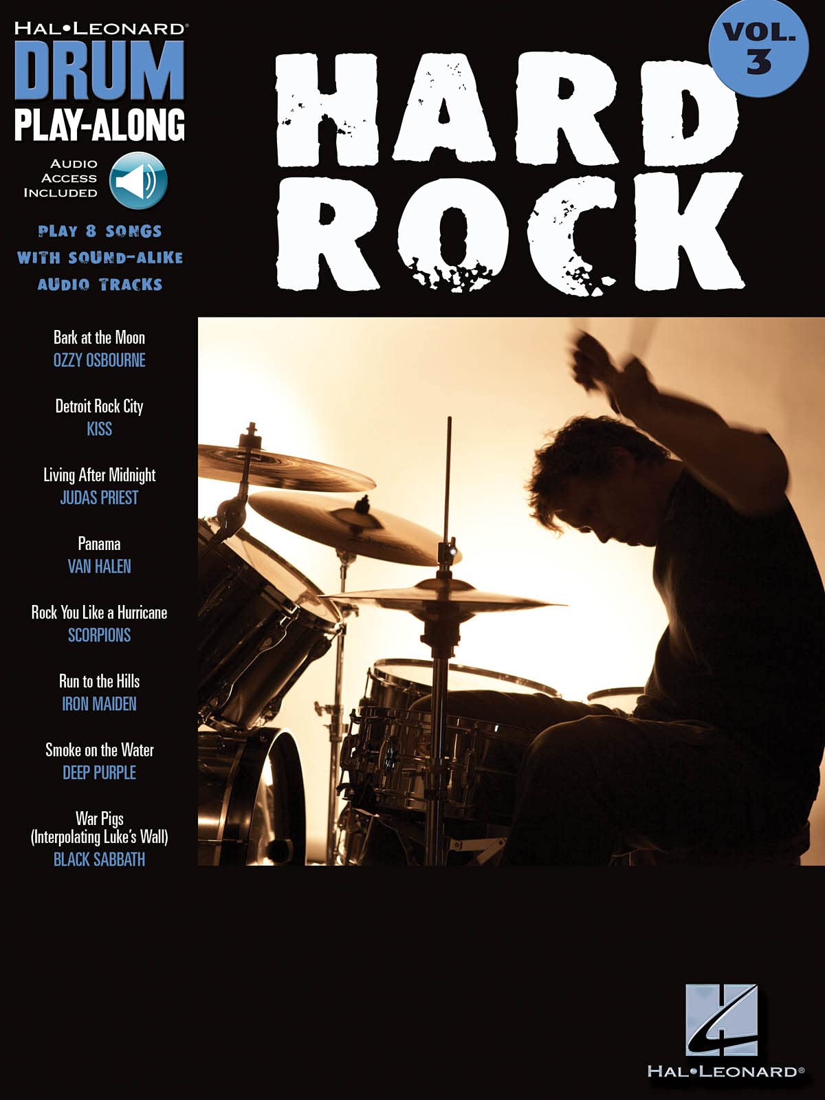 Hard Rock. Drums. Includes Audio Online: Drum Play-Along Volume 3: 03 (Hal Leonard Drum Play-Along)