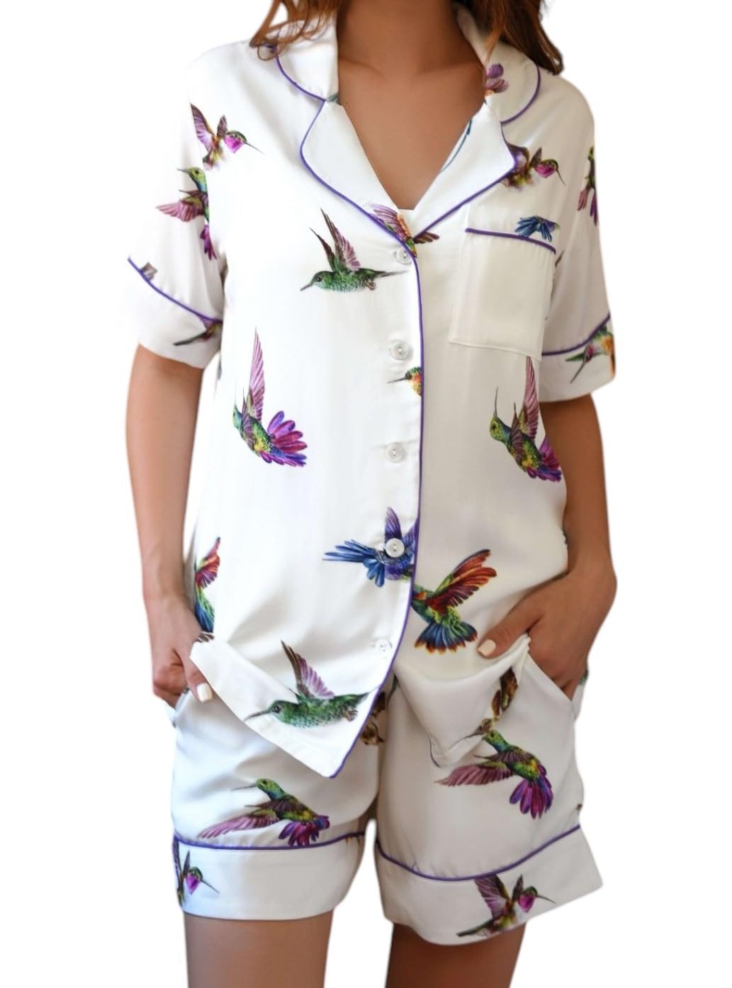Villa Cotton Women's Italian-Designed Short Pajama Set - Silky-Soft, 100% Natural Luxe Viscose Rayon