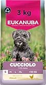 EUKANUBA Cibo secco per Cuccioli con pollo fresco per razze di taglia piccola - Alimento secco premium per Cani giovani, 3 kg