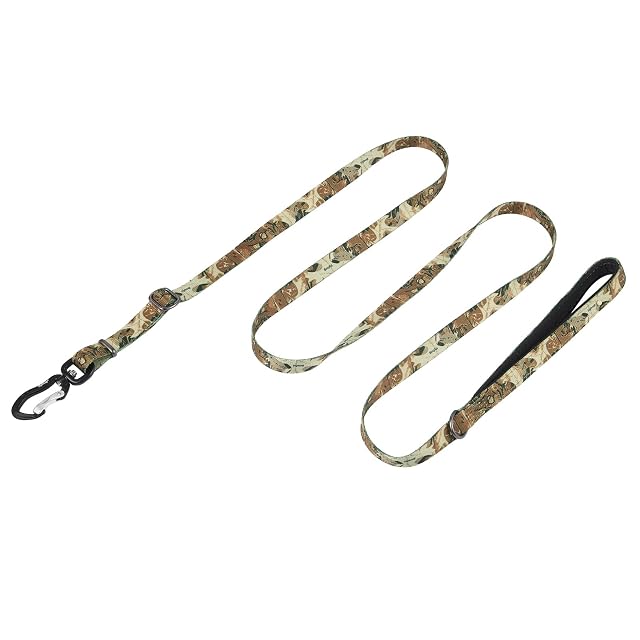 Hyhug Correa para Perro de poliéster de Longitud Ajustable, Utiliza Ganchos de Aluminio Resistentes
