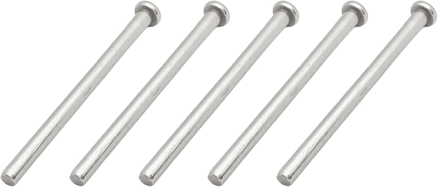 pson 5Pcs 3.5 Inch Door Hinge Pin, Interior Door Hinge Pin Replacement for Wood Doors and Home Repair(Black)