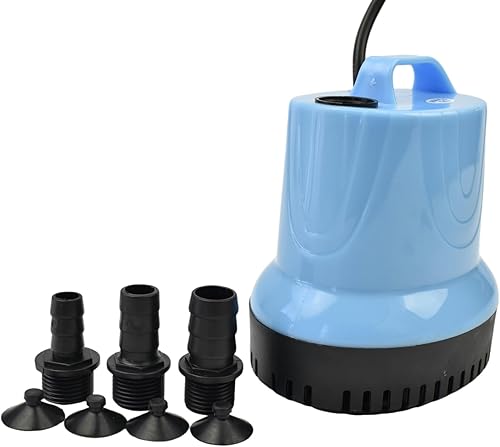 CONQUERALL CHA-808 55W 2800LH 110V AC Bomba de succión inferior Bomba sumergible de cabeza de 8.5 ft para estanques, sistema hidropónico, tanques de