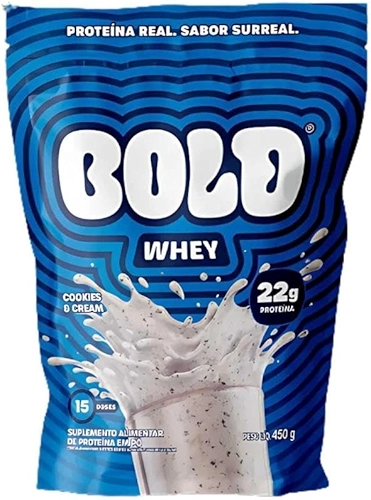 WHEY PROTEIN 3W - BOLD WHEY (450g) - Sabor: Cookies & Cream