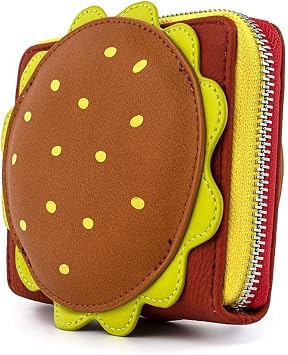 Loungefly x Spongebob Squarepants Plankton Krabby Patty Zip-Around Wallet (Multi)