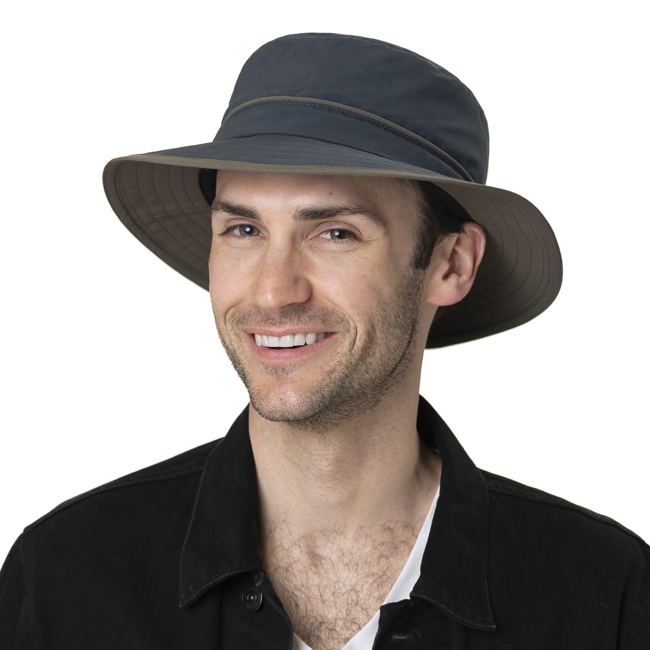 Stetson Kettering Outdoorhut Stoffhut UV-Schutz 40+ knautschbar Damen Herren Sommer Winter
