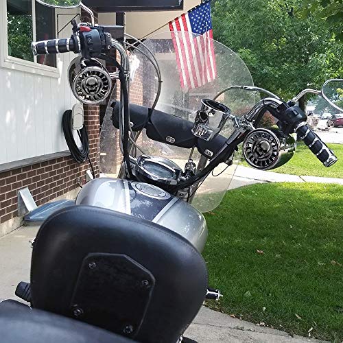 Gohawk GH044-045-V As5-X Gen.3 All-In-One 600W Built-In Amplifier 5 Inch Full Range Waterproof Bluetooth Motorcycle Stereo Speakers Audio Amp System thumb #2