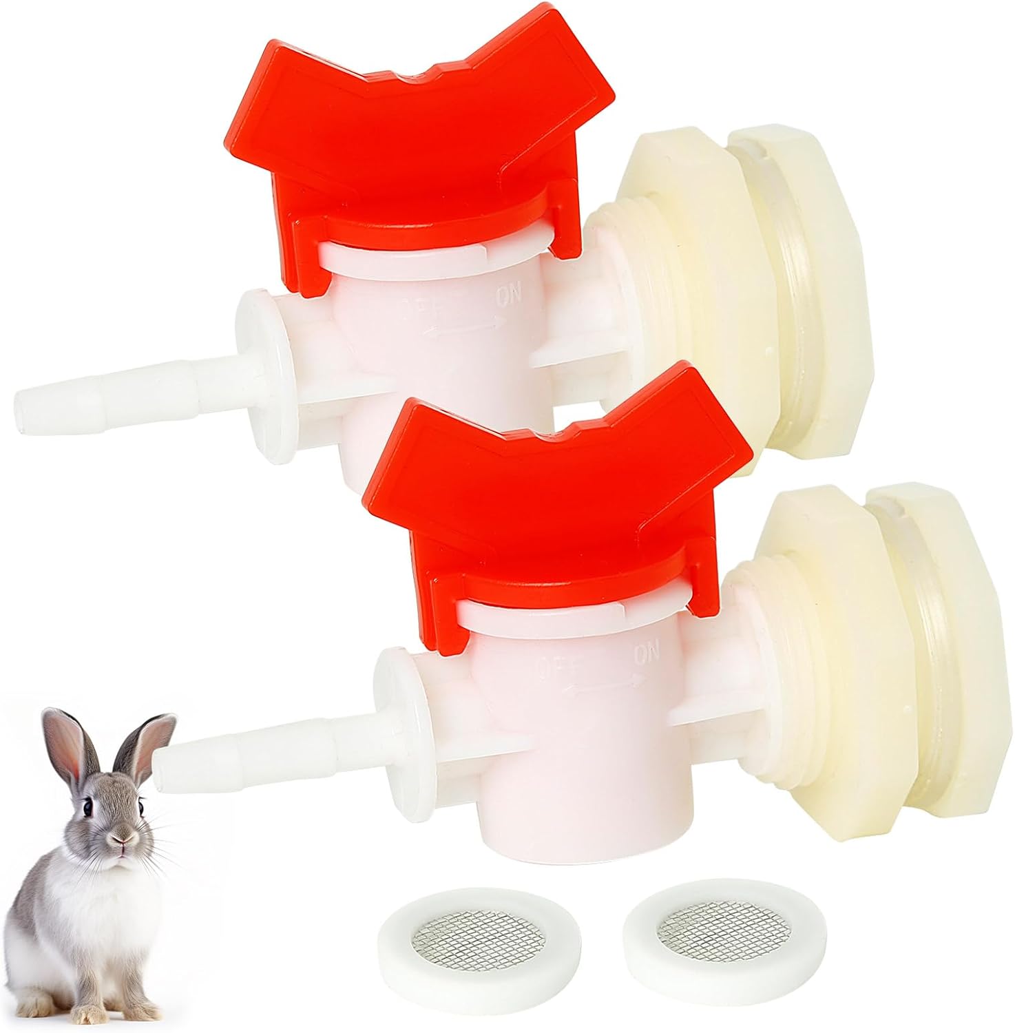 Amazon.com: OCQOTAT 2pcs-Rabbit Watering System Bucket Connector Kit to ...