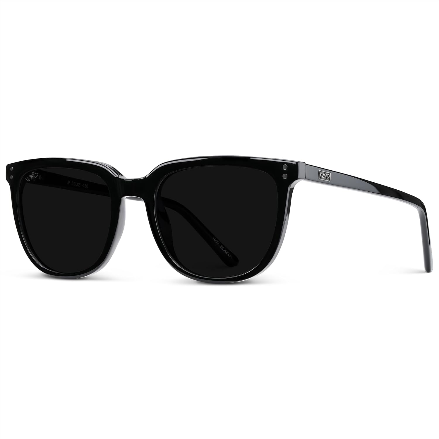 WearMe Pro Polarized Classic Retro Flat Square Unisex Sunglasses - Image 3