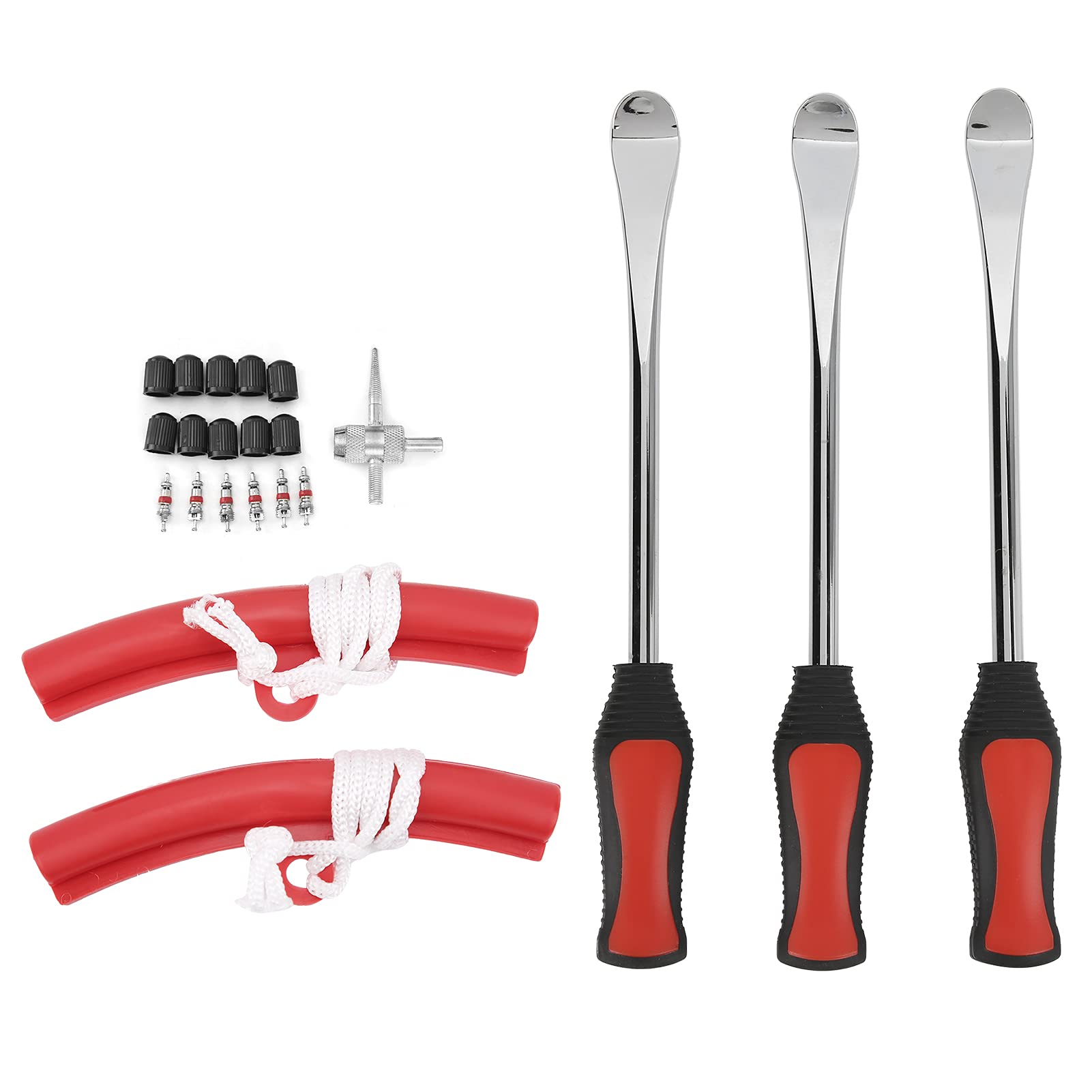 Reifenwechsel-Werkzeug Set - 3 Reifenlöffel Mit Felgenschutz Für Motorrad, Traktor & Auto