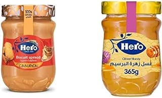 برطمان بسكويت سبريج 300 جرام وبرطمان عسل زهرة البرسيم 365 جرام من هيرو (عرض)