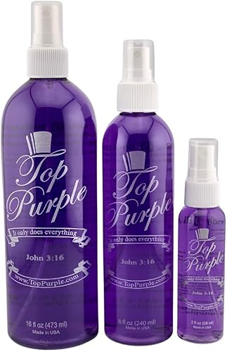 Limpiador de joyas y más botellas de spray de 16, 8 y 2 onzas