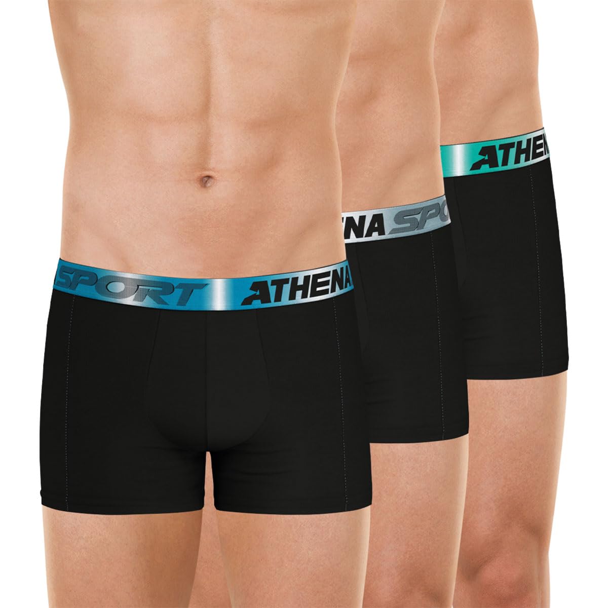Athena - Lot de 3 Boxers Homme Odor Control