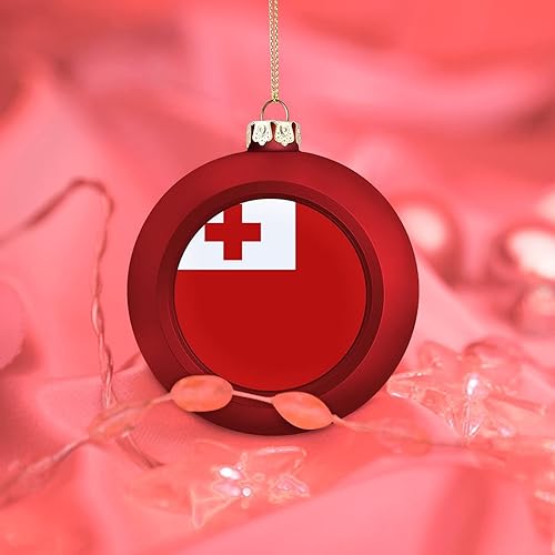 Vista 291 de Adornos dorados de bola de Navidad de Trinidad y Tobago, adorno de bola de bandera de Trinidad y Tobago, adornos de Navidad de bandera nacional