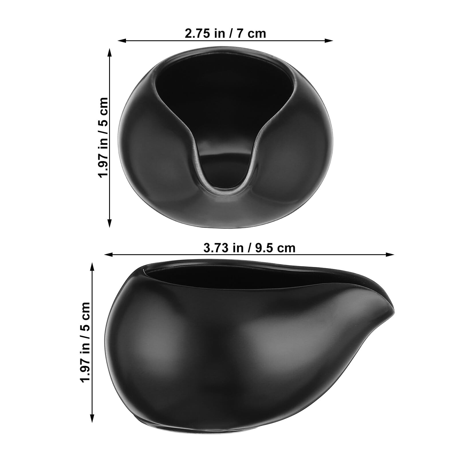 Dispensador de Salsa y Jarra de Leche de Cerámica 3 Unidades Diseño Artesanal para Uso en Cocina y Mesa