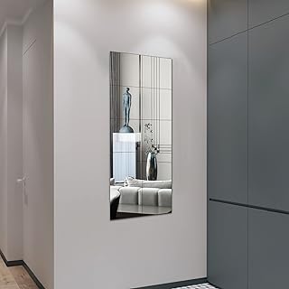 10 Pcs 8     x8     Mirrors Tiles for Wall  1 8 Inch Thick  Real Glass Mirrors f - Compare price