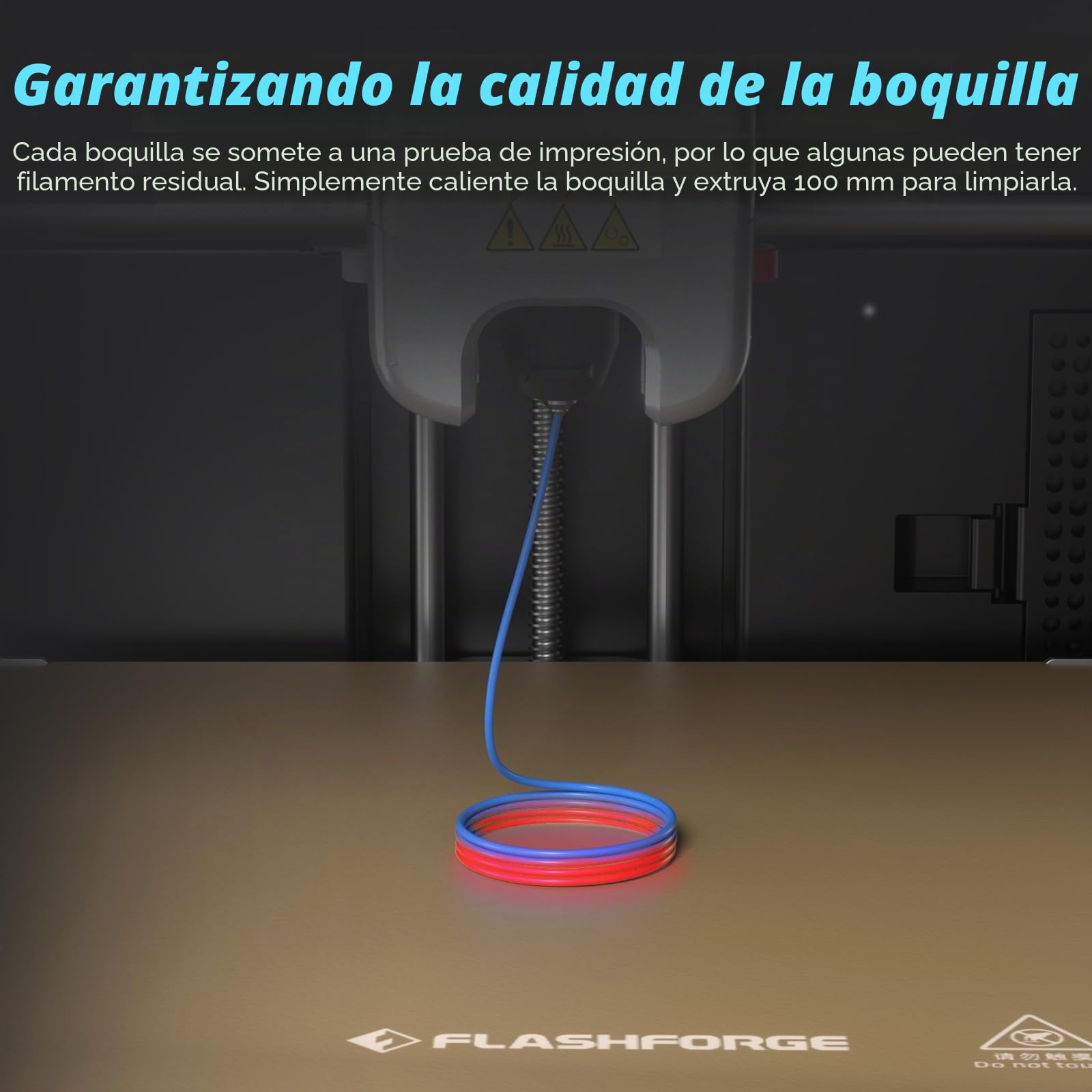 FLASHFORGE Adventurer 5M Pro Boquilla, 0.25mm 280℃ Boquilla de alto flujo de 32mm³/s para impresión estable de alta velocidad, hotend Adventurer 5M, boquilla 3S de desmontaje rápido