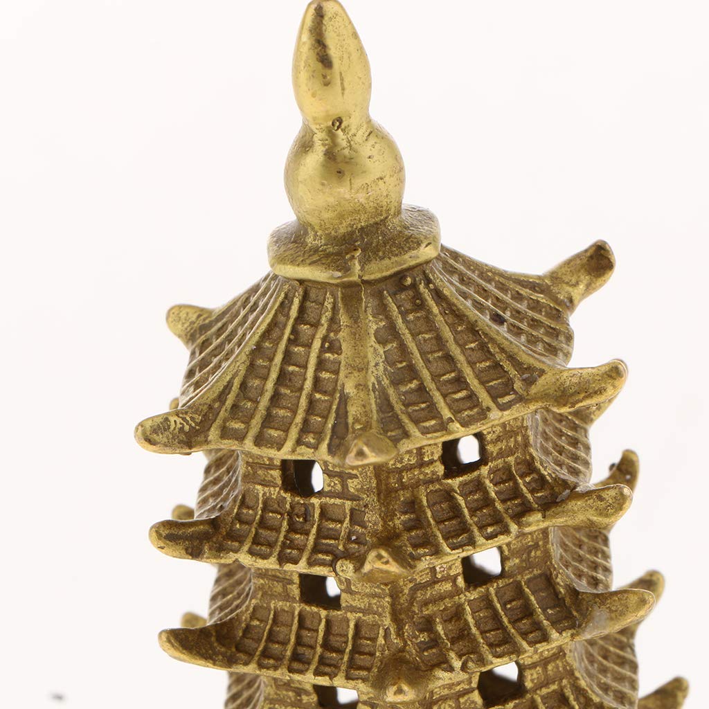 Wenchang Pagode Aus Reinem Kupfer – Lebensechte Turm-Skulptur Für Garten & Deko