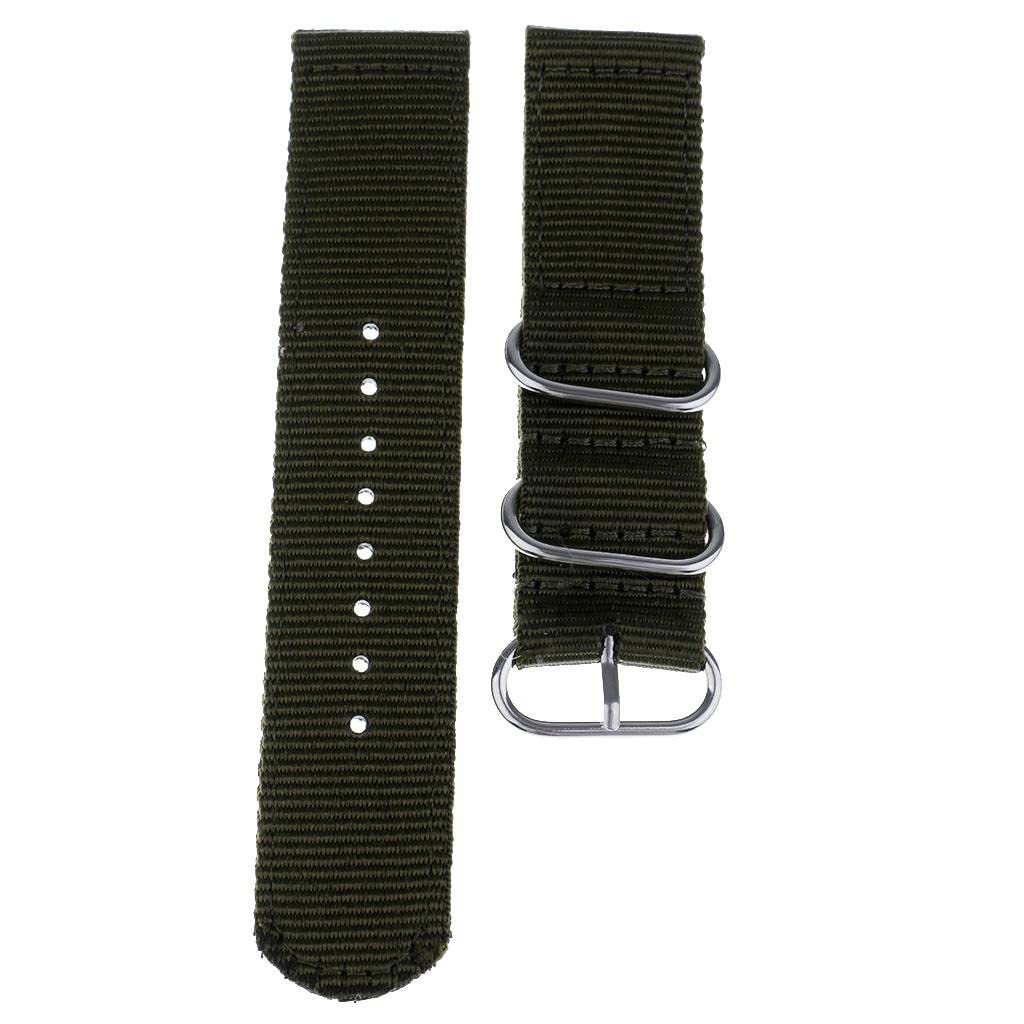 MYADDICTION Nylon Watch Band Strap with Stainless Steel Buckle Green 18mm Jewelry & Watches | Watches, Parts & Accessories | Wristwatch Bands (B0CGVHQYR8) Amazon Price History, Amazon Price Tracker